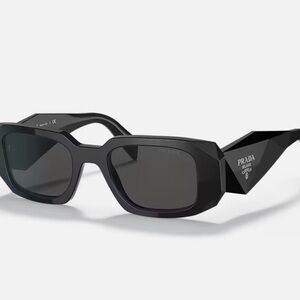 Prada Black Rectangle Sunglasses -
Women's/Unisex
